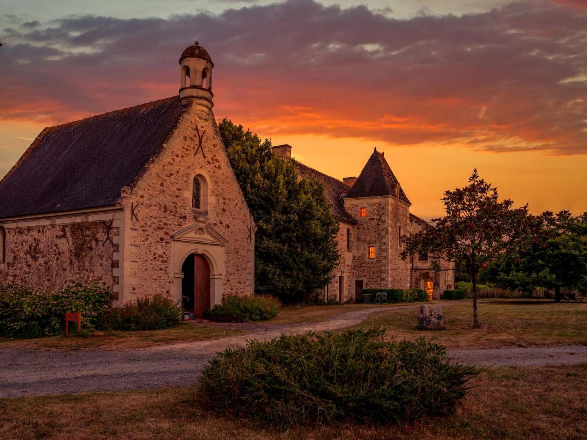 לינה וארוחת בוקר Blaison Manoir De Jouralem מראה חיצוני תמונה